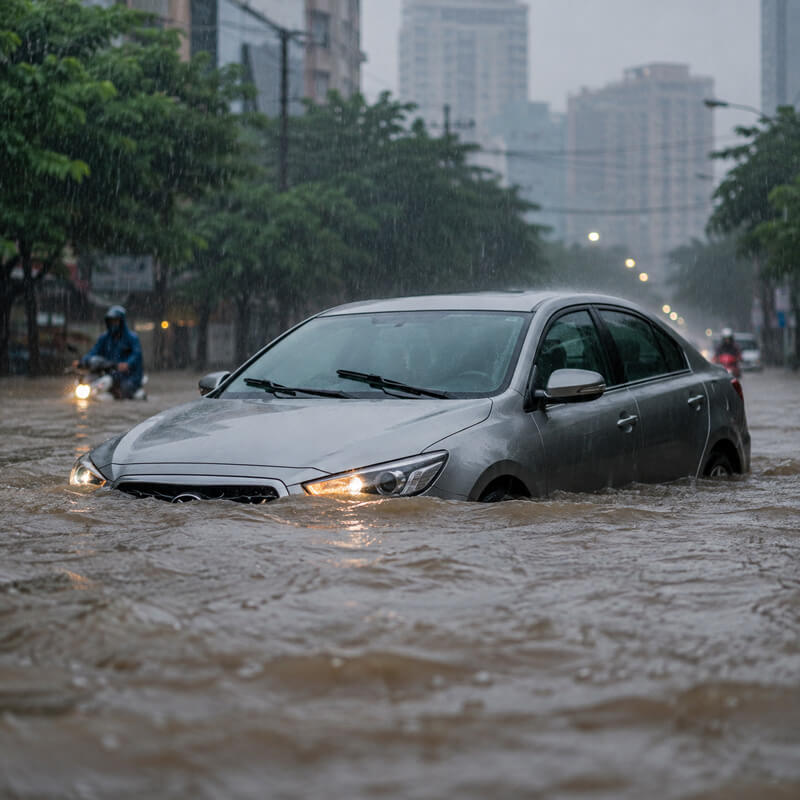 Ngập nước, thủy kích