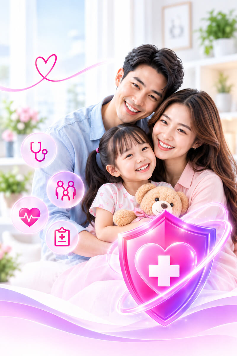 Đối tượng nên tham gia bảo hiểm sức khỏe Bảo Minh: gia đình trẻ có con nhỏ